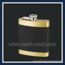 Stainless Steel Hip Flask with Rubber Coating (R-HF050)